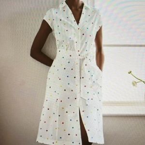 Biden Polka Dot Shirt Dress